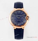 (AF Factory) Swiss Copy Cartier Ballon Bleu 2892 Automatic Watch 42mm Rose Gold Case